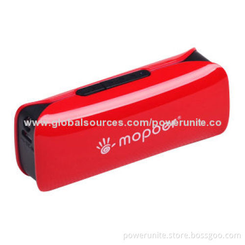 External Power Bank with 2,800mAh Capacity, LED Torch High-end, Easy for Travel
